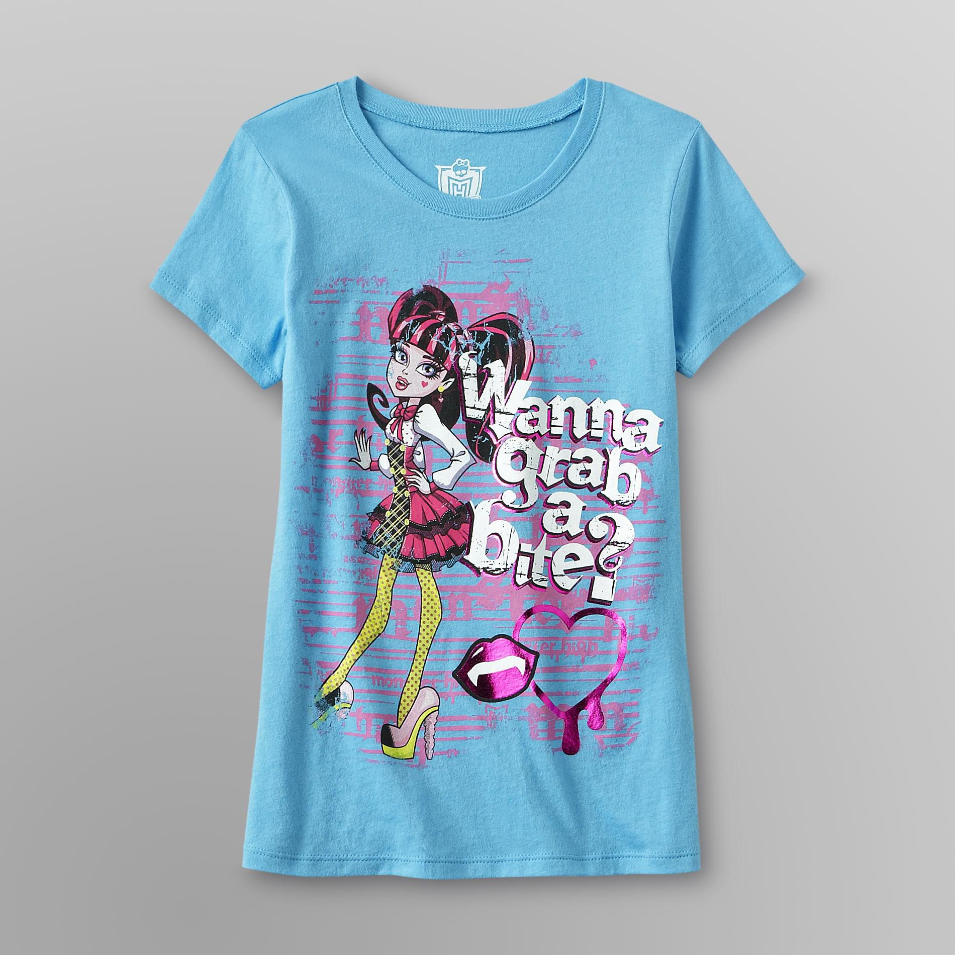 Monster High Girl's Graphic T-Shirt - Draculaura