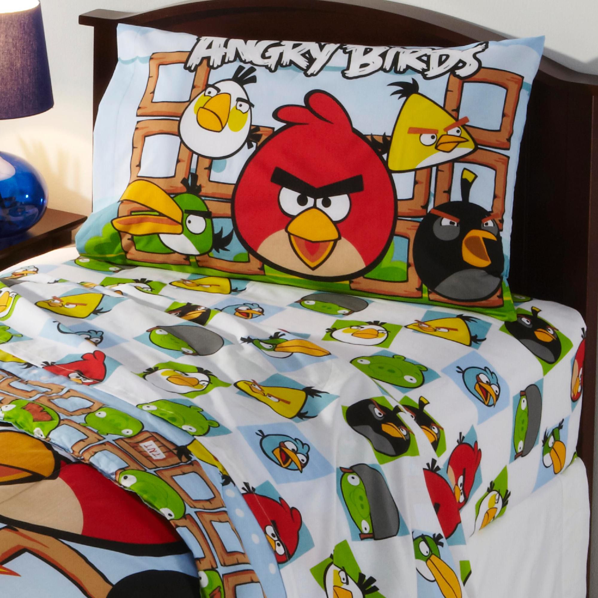 Angry Birds 3 Pc. Twin Sheet Set
