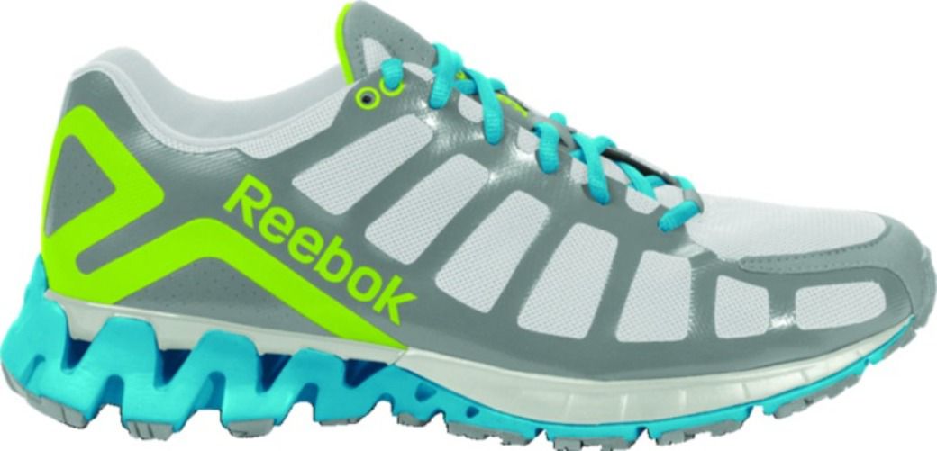 Reebok Womens ZigKick Running Athletic Shoe - Silver Multi