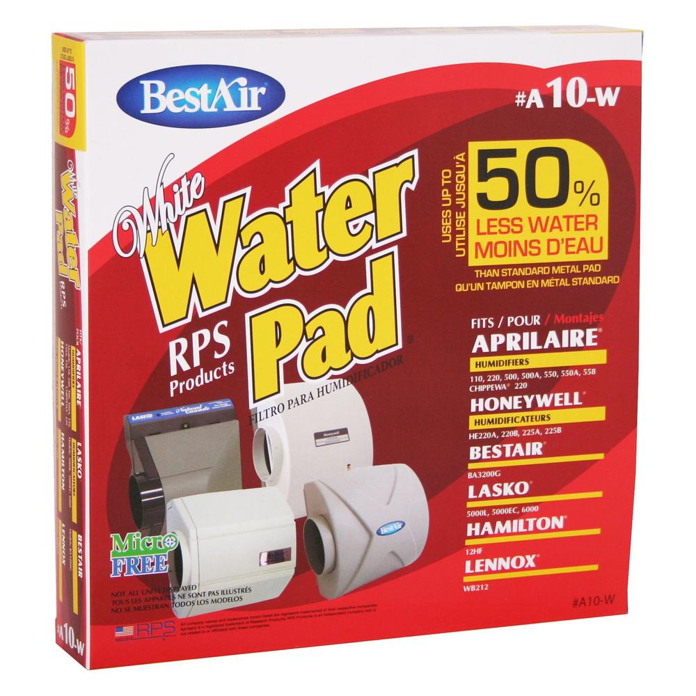BestAir A10W Paper Replacement Water Pad for Furnace Humidifiers