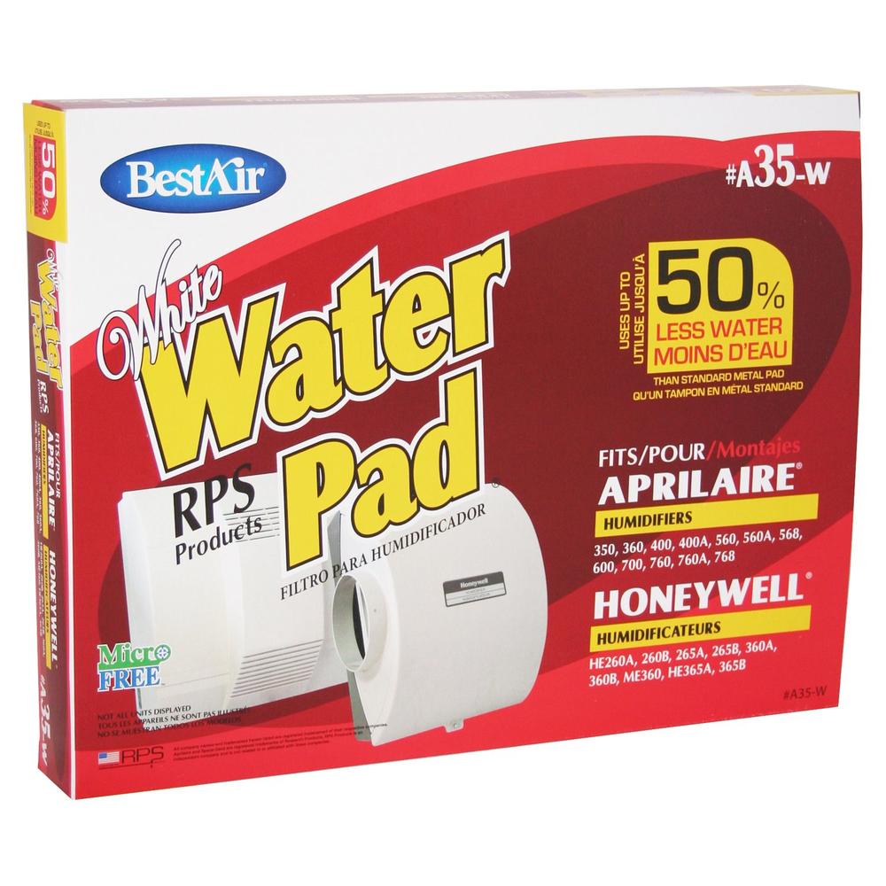 BestAir A35W Paper Replacement Water Pad for Furnace Humidifiers