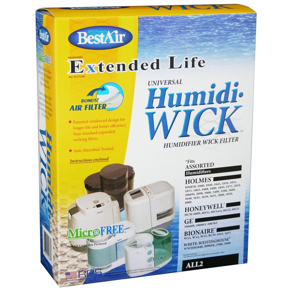 BestAir ALL-2 Humidi-WICK Humidifier Wick Filter - Universal