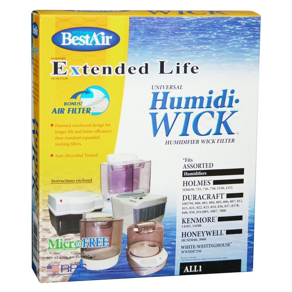 BestAir ALL-1 Humidi-WICK Humidifier Wick Filter - Universal