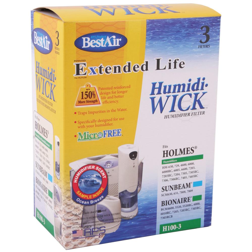 BestAir H100-3 Humidi-WICK Humidifier Wick Filter -5
