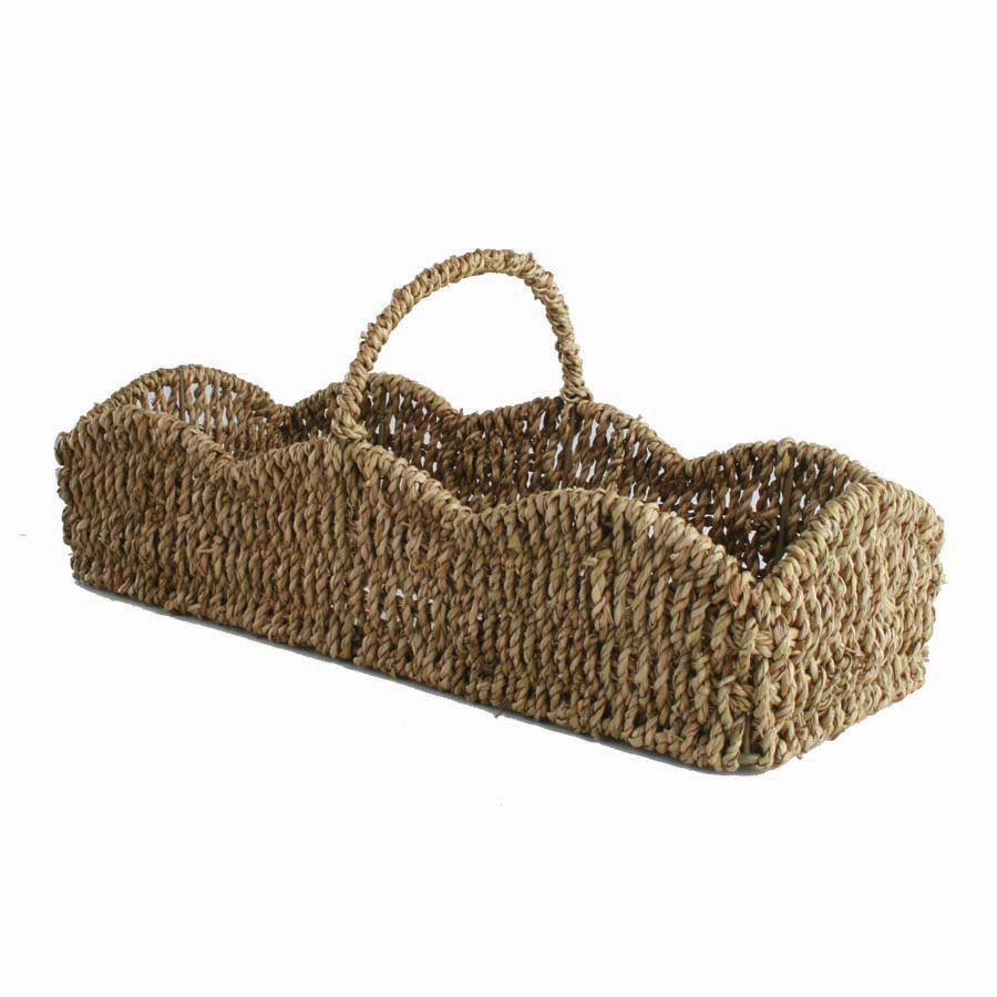 Tag SCALLOPED SEAGRASS BASKET