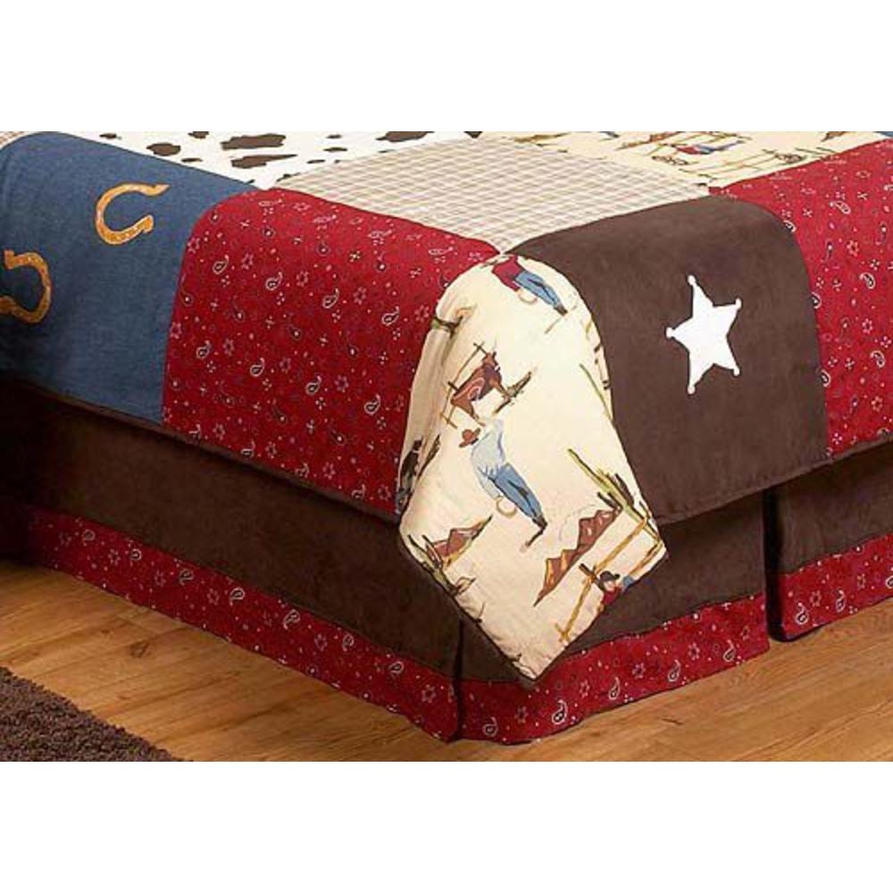 Sweet Jojo Designs  Wild West Cowboy Collection 4pc Twin Bedding Set
