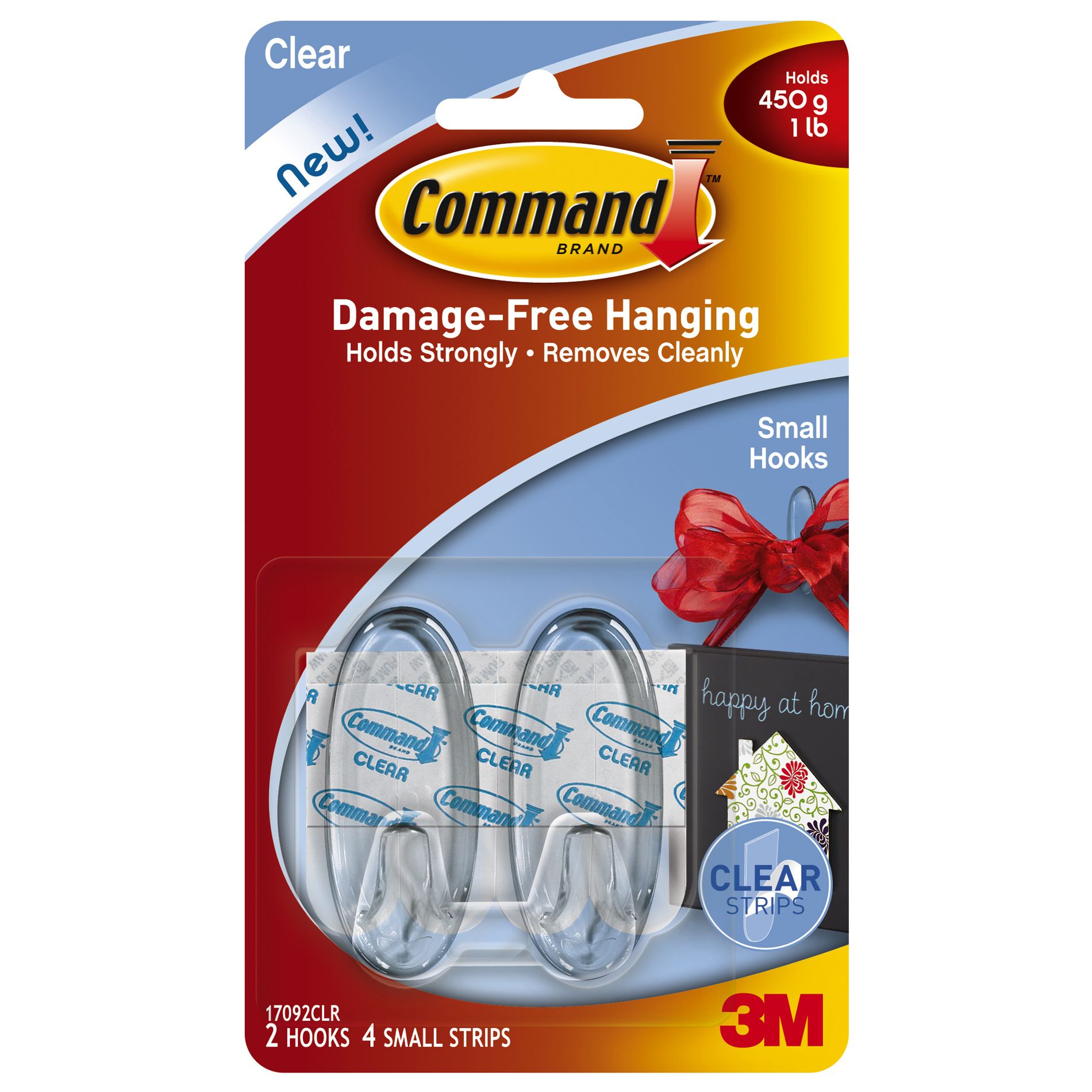 CommandTM Small Hooks - Clear CommandTM Small Hooks - Clear