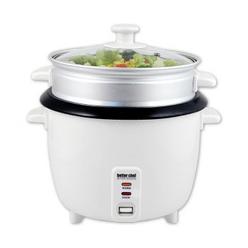Better Chef IM-411ST 20-Cup (Cooked) Rice Cooker with Food Steamer