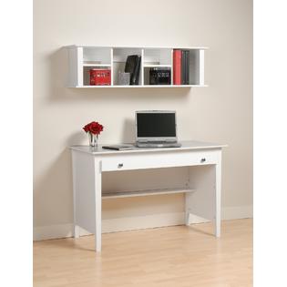 Prepac White Wall Mounted Desk Hutch