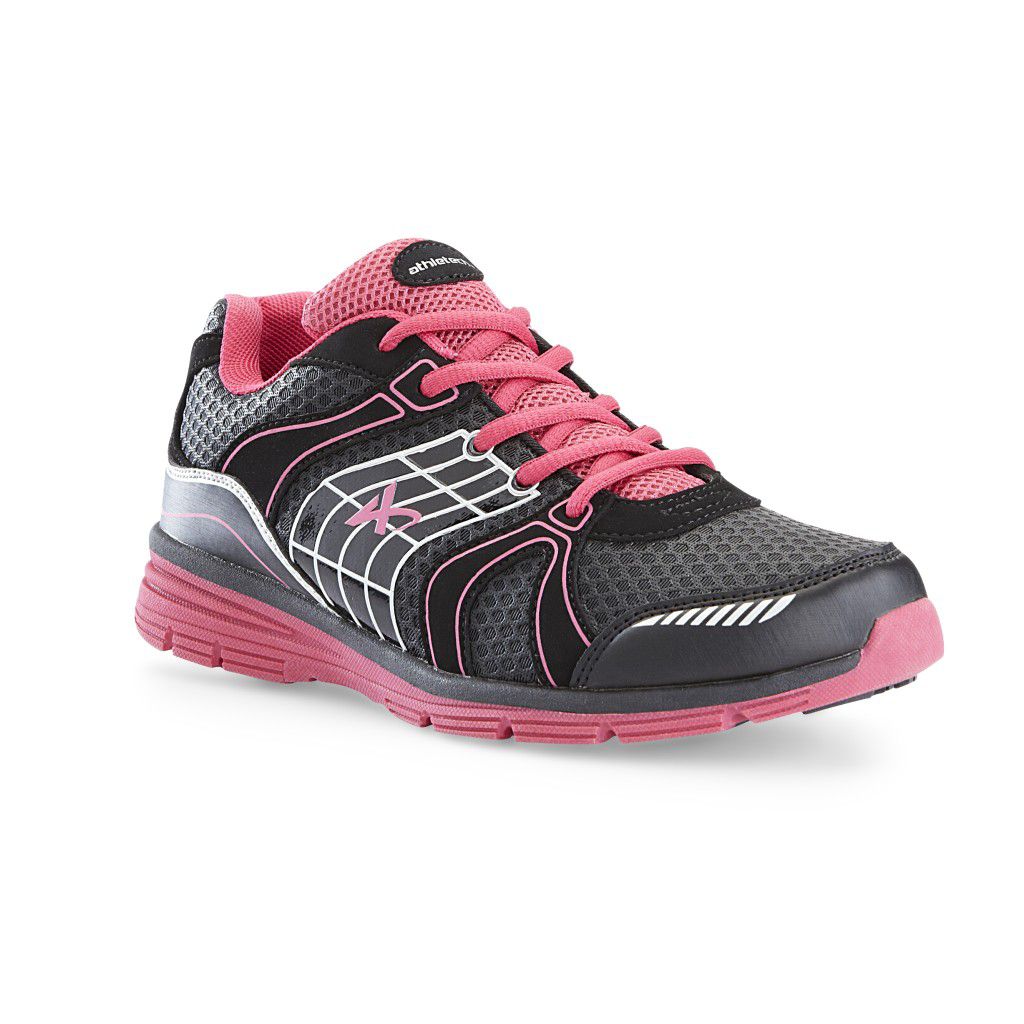 Athletech Women's Ath L-Willow2 Athletic Shoe - Black/Pink