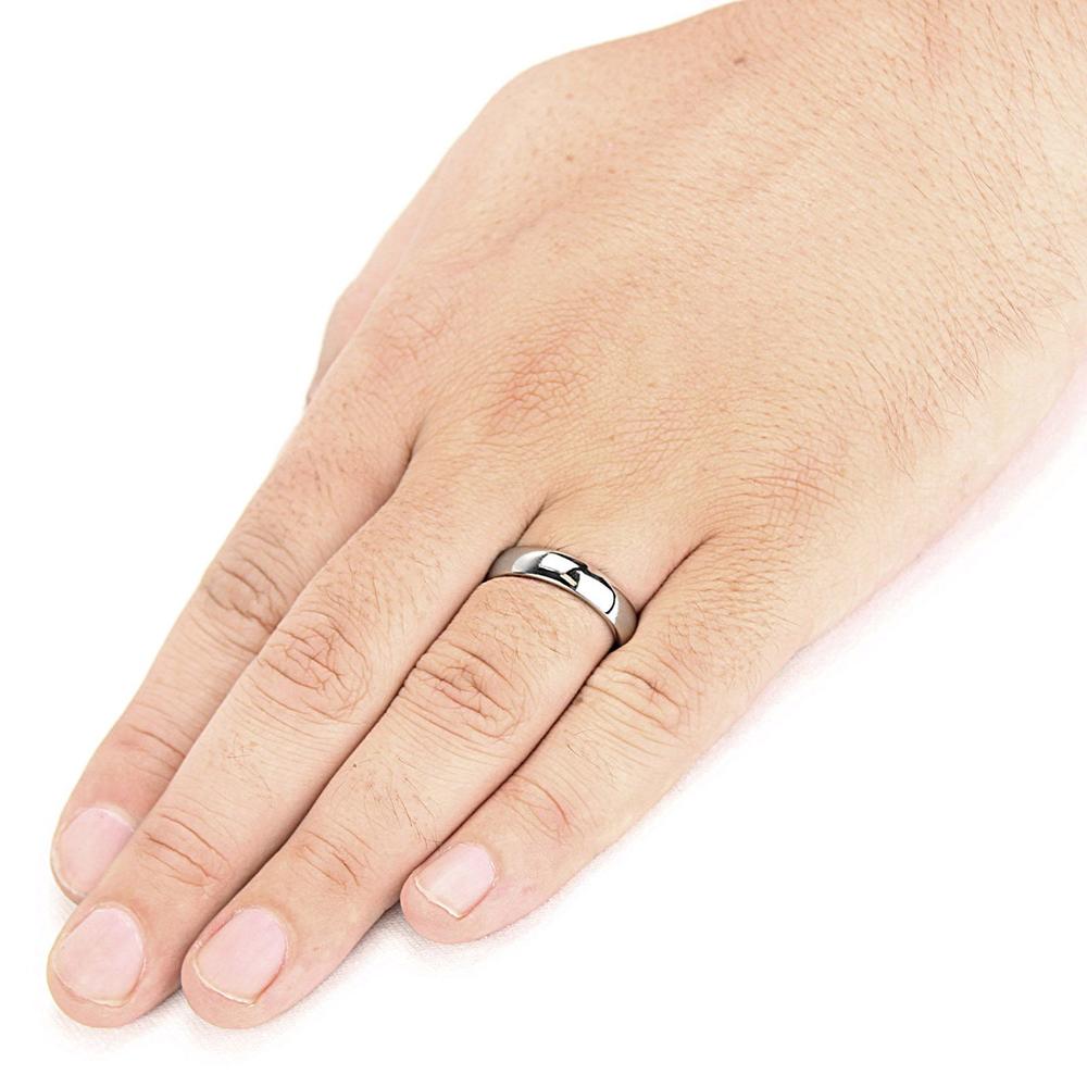 West Coast Jewelry Polished Stainless Steel Ring