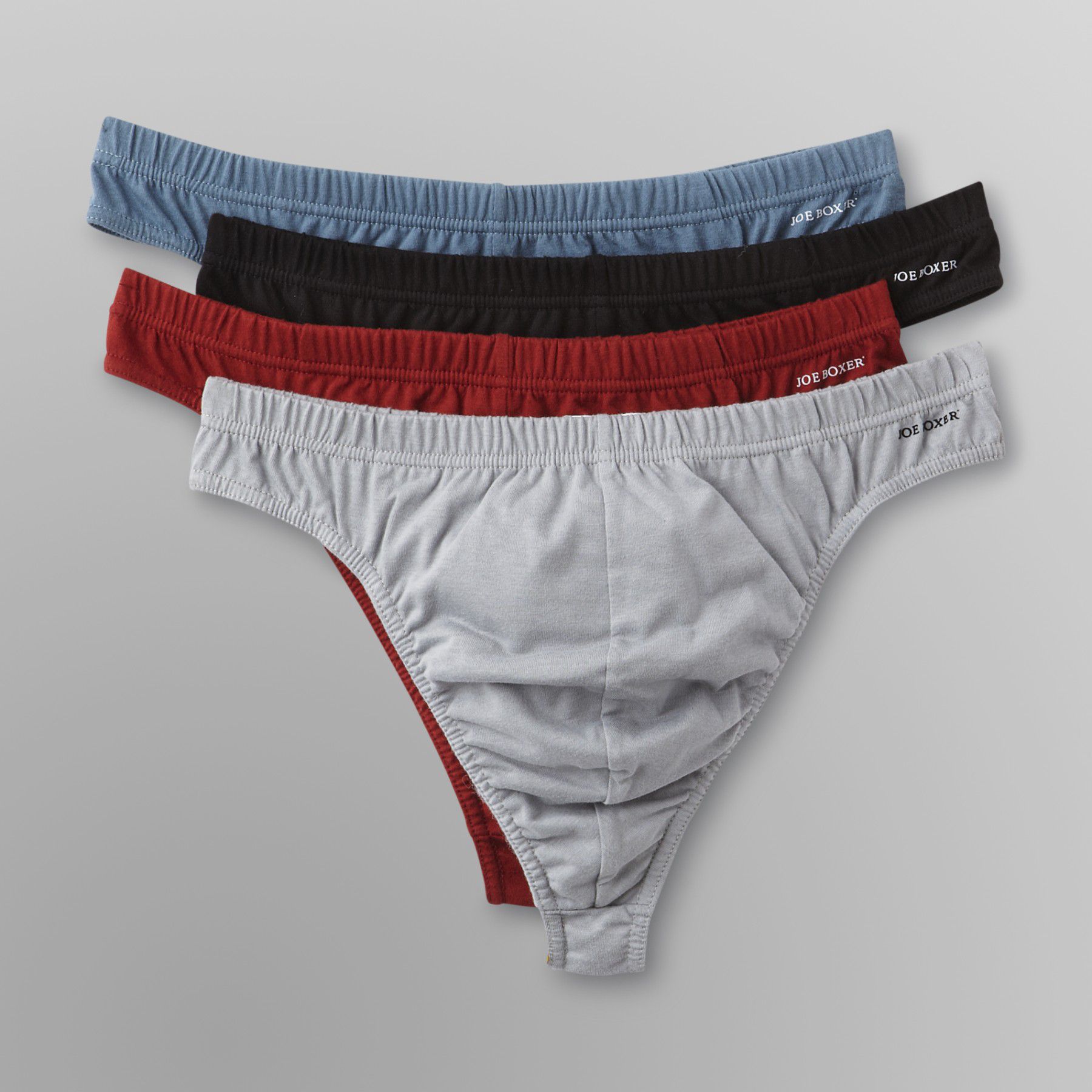 Joe Boxer Men's Thong Underwear - 4 Pack