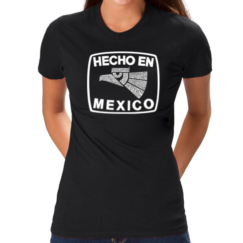 Los Angeles Pop Art Women's Word Art T-Shirt - Hecho En Mexico