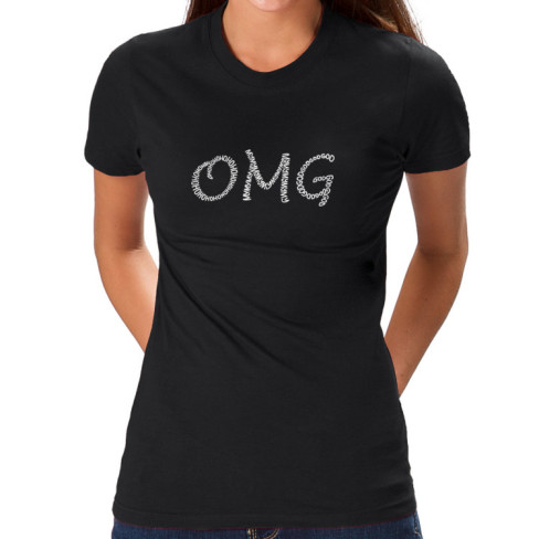 Los Angeles Pop Art Women's Word Art T-Shirt - OMG Online Exclusive