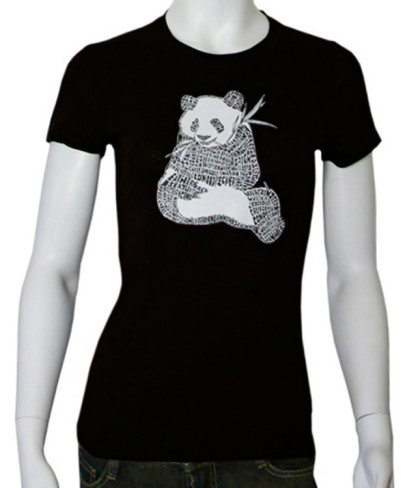 Los Angeles Pop Art Women's Word Art T-Shirt - Endangered Species Online Exclusive