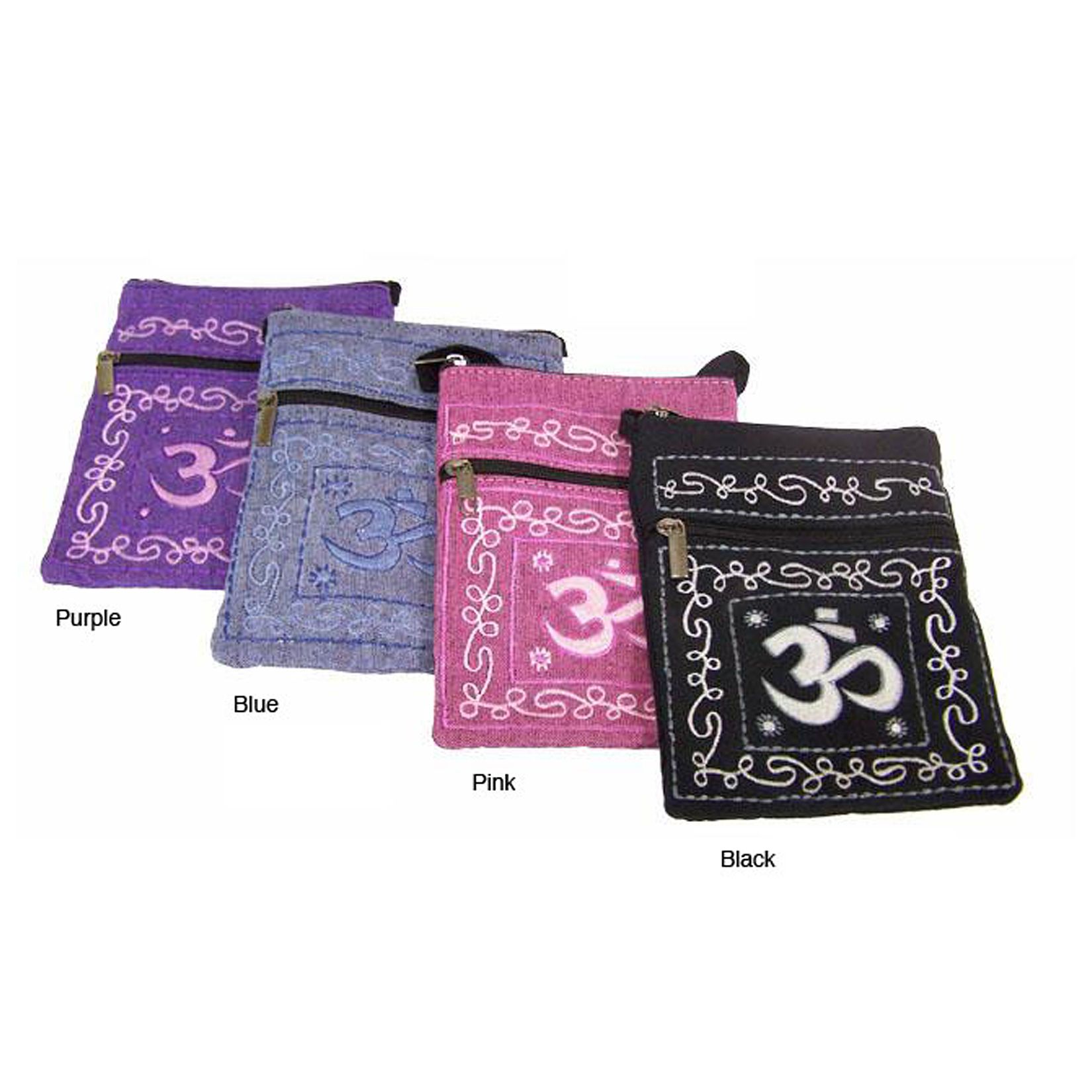 Artisan Handicrafts Handmade Cotton OM Passport Bag