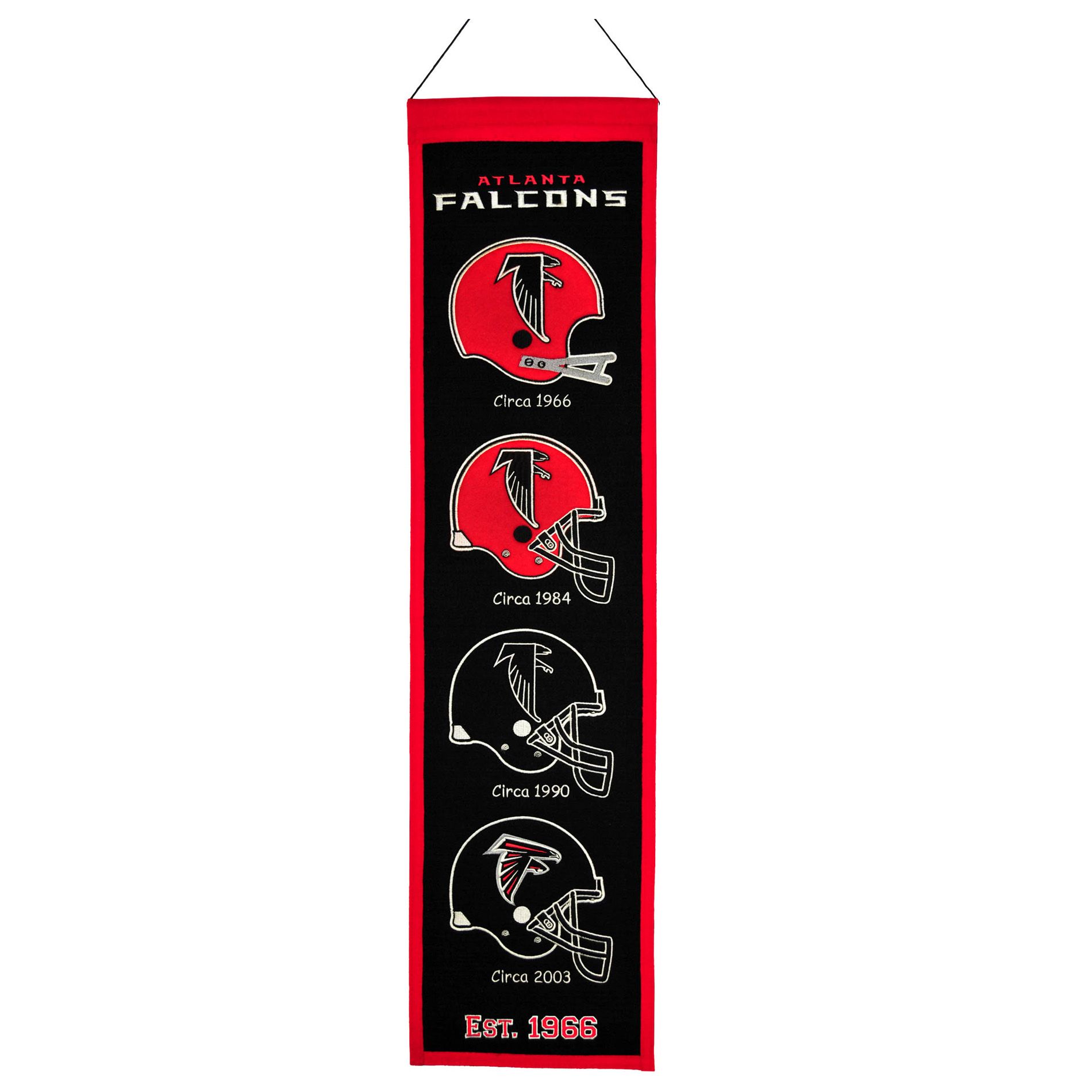 Winning Streak Atlanta Falcons Wool Heritage Banner