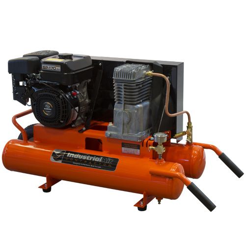 Industrial Air Contractor 8 Gallon Wheelbarrow Gas Powered Air Compressor