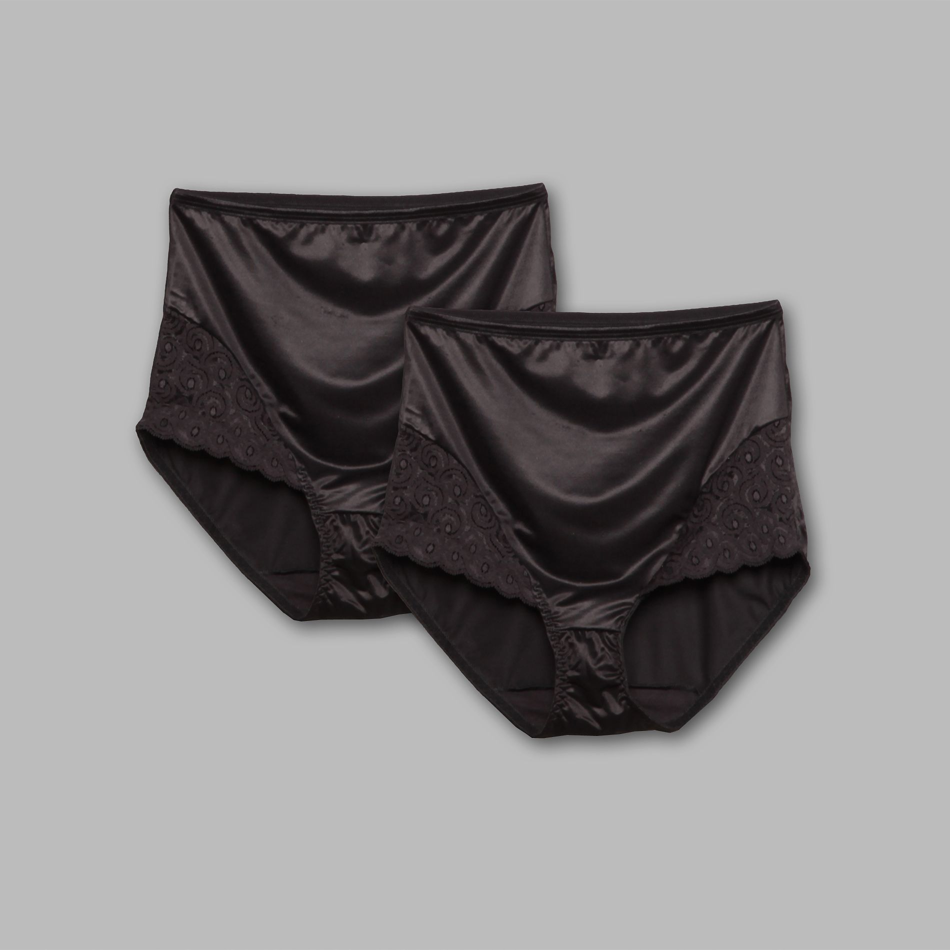 Hanes Panties Brief Lace Panel HW54 2Pack