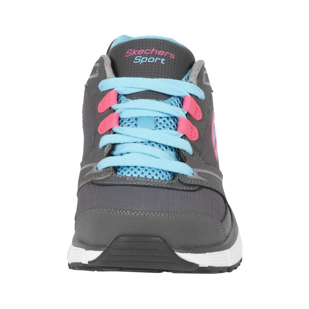 Skechers Women's Agility Rewind Athletic Shoe - Grey/Blue/Pink