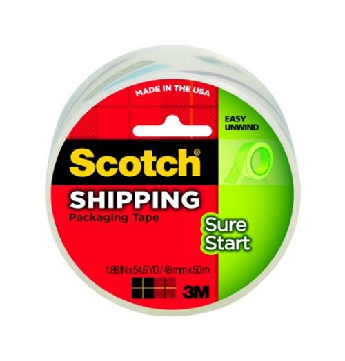 3M 3450 Scotch Sure Start Shipping Packaging Tape