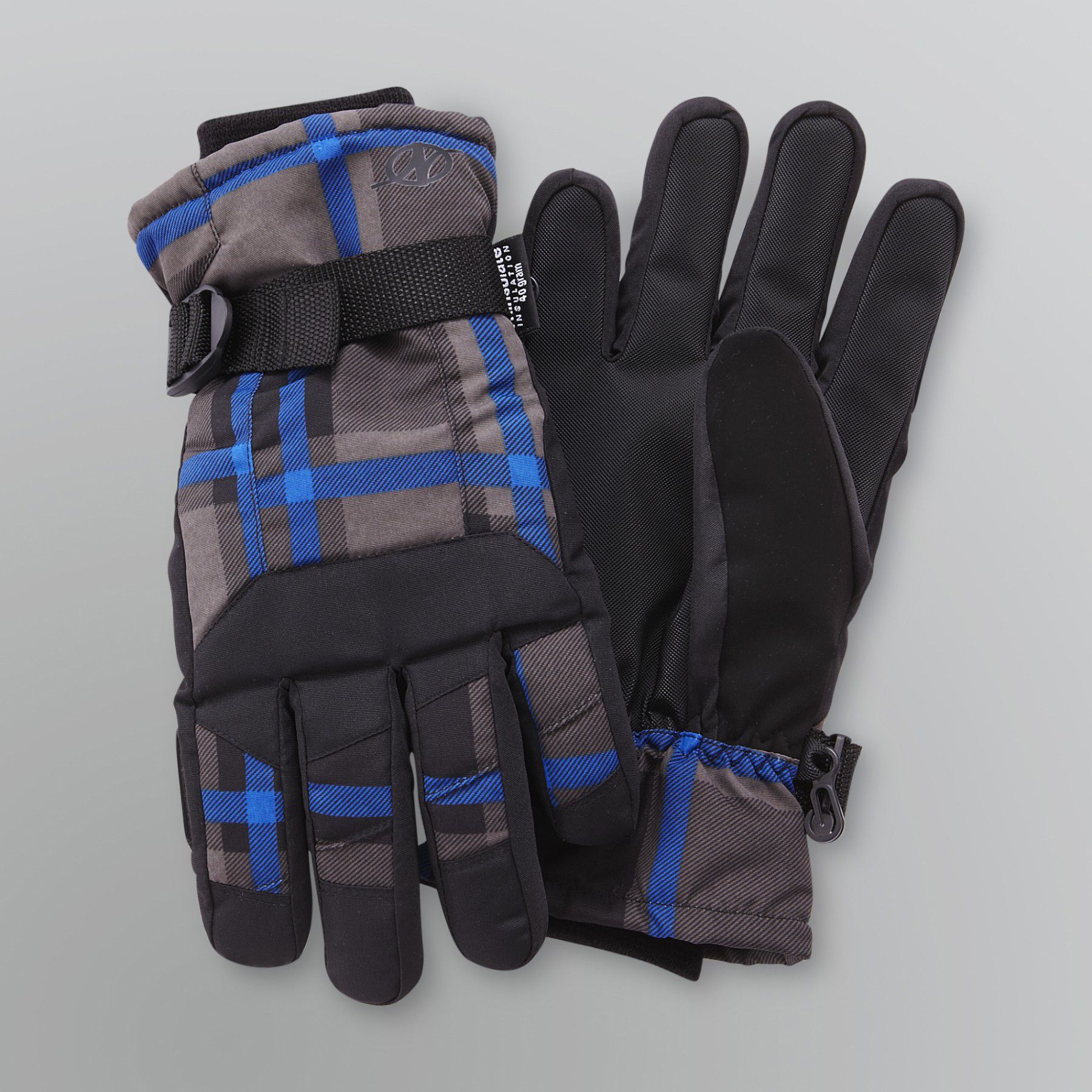 NordicTrack Men's Plaid Thinsulate Winter Gloves