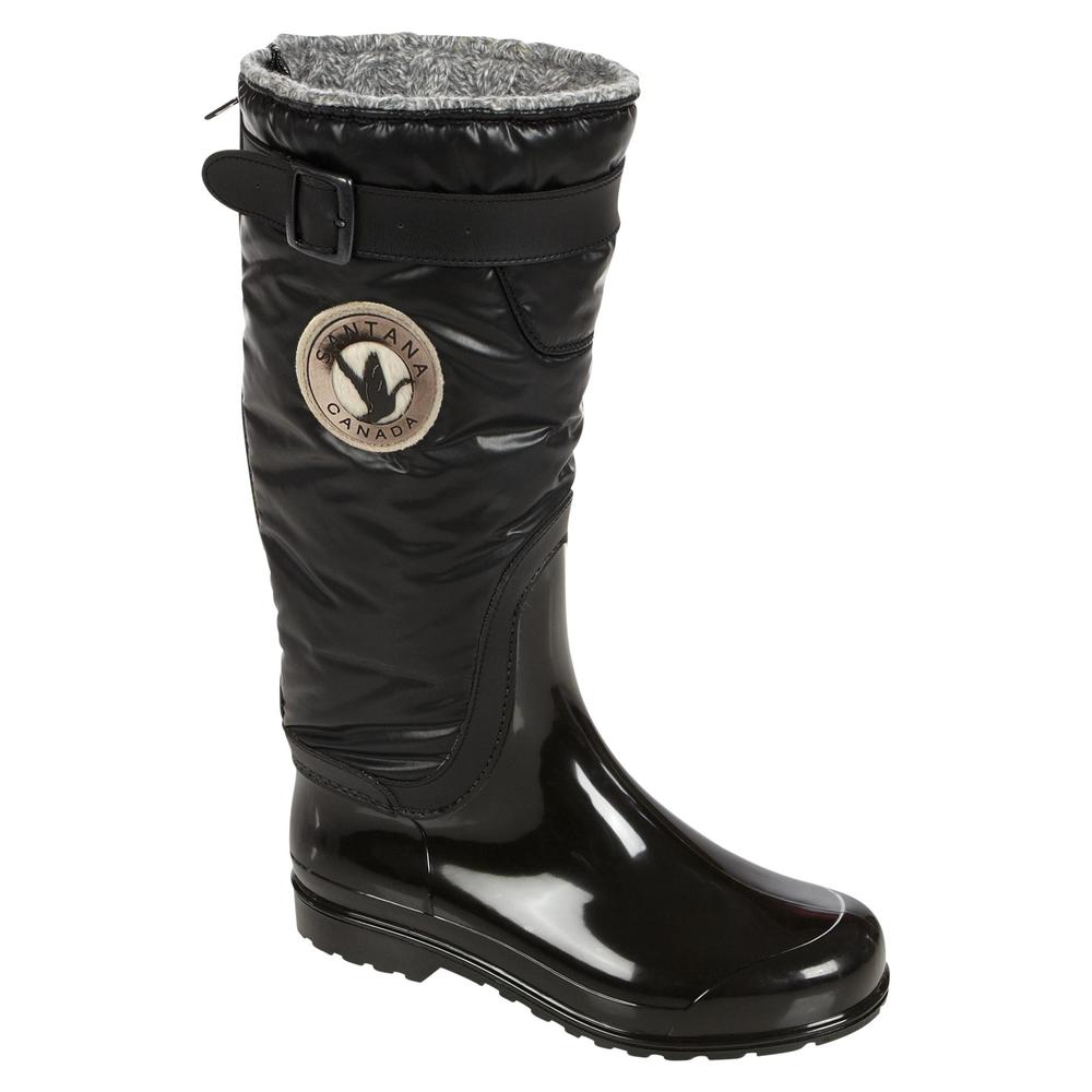 Santana Women's Winter Snow Boot Concetta - Black