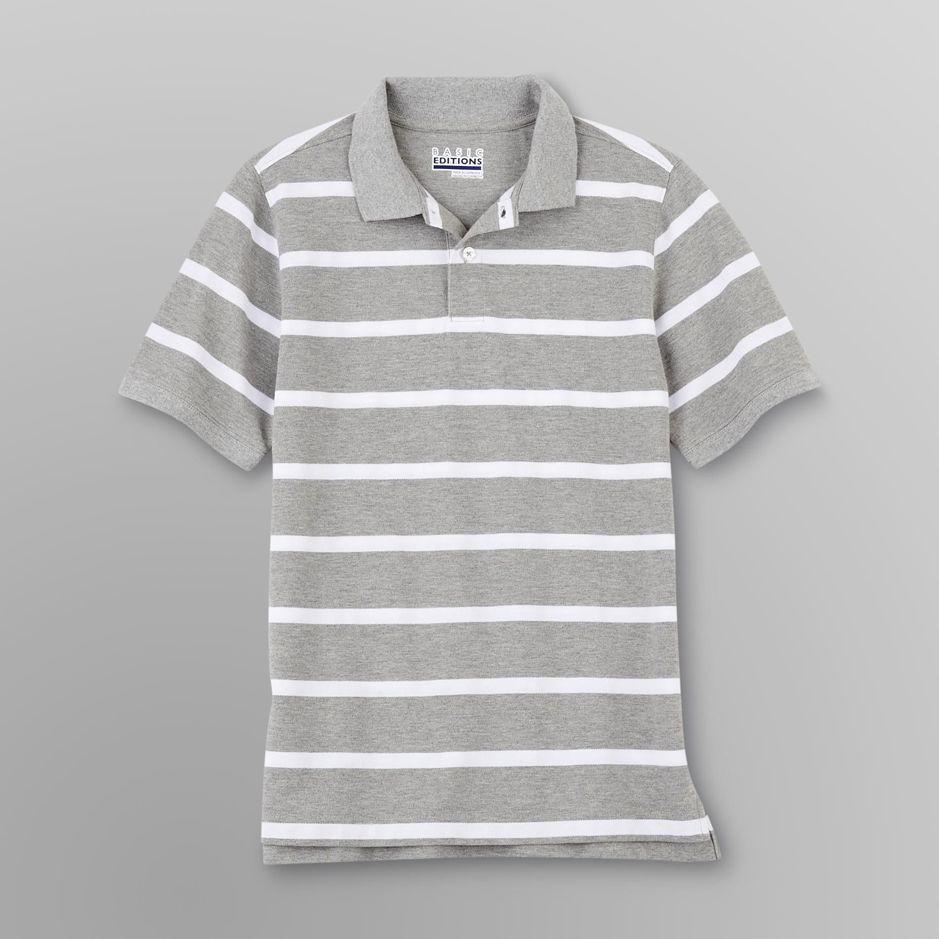 Basic Editions Boy's Polo Shirt - Stripes