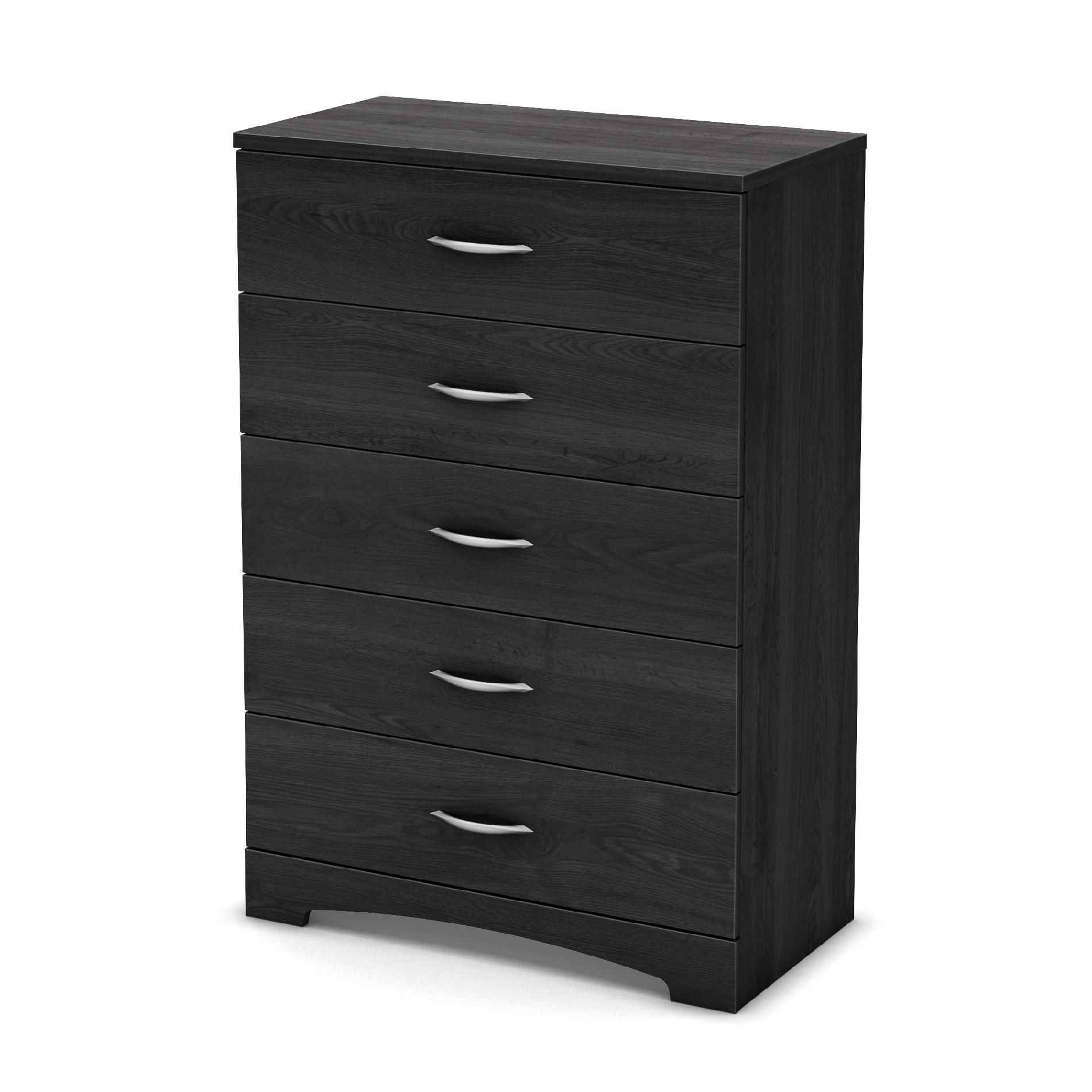 South Shore Step One 5-Drawer Chest, Gray Oak