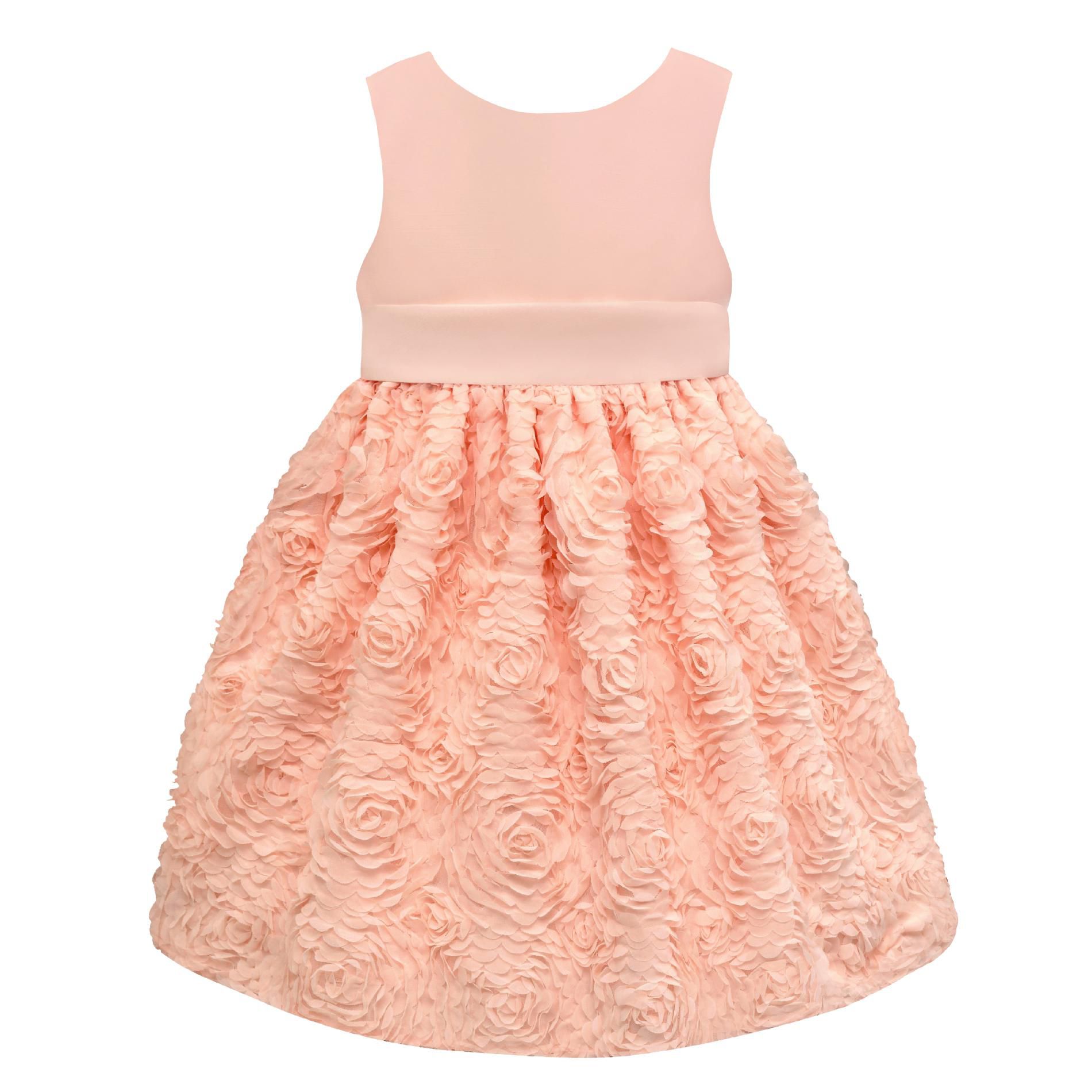 American Princess Girl&#8217;s Dress Formal Sleeveless Floral Skirt