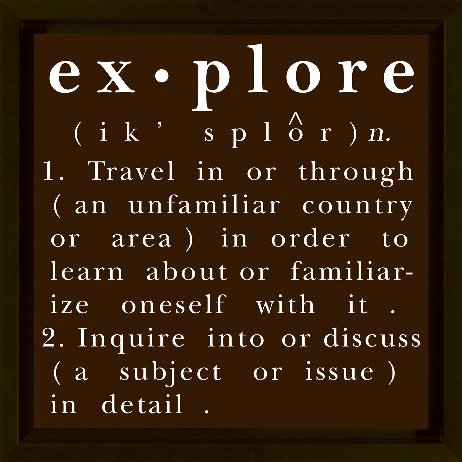 Explore/Dream A