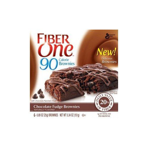 Fiber One 90 Calorie Chocolate Fudge Brownies 5.34 oz Fiber One 90 Calorie Chocolate Fudge Brownies 5.34 oz
