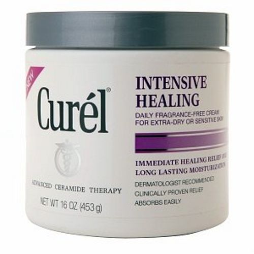 Curel Daily Cream, Intensive Healing, Fragrance Free, 16 oz (453 g)