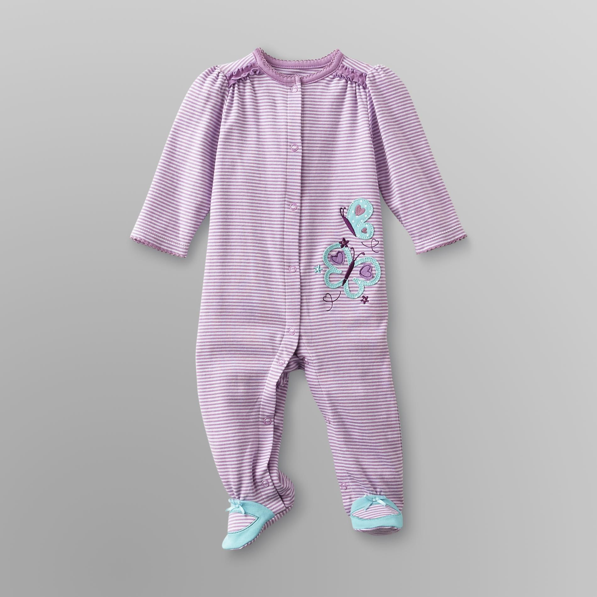 Little Wonders Infant Girl's Sleeper Pajamas
