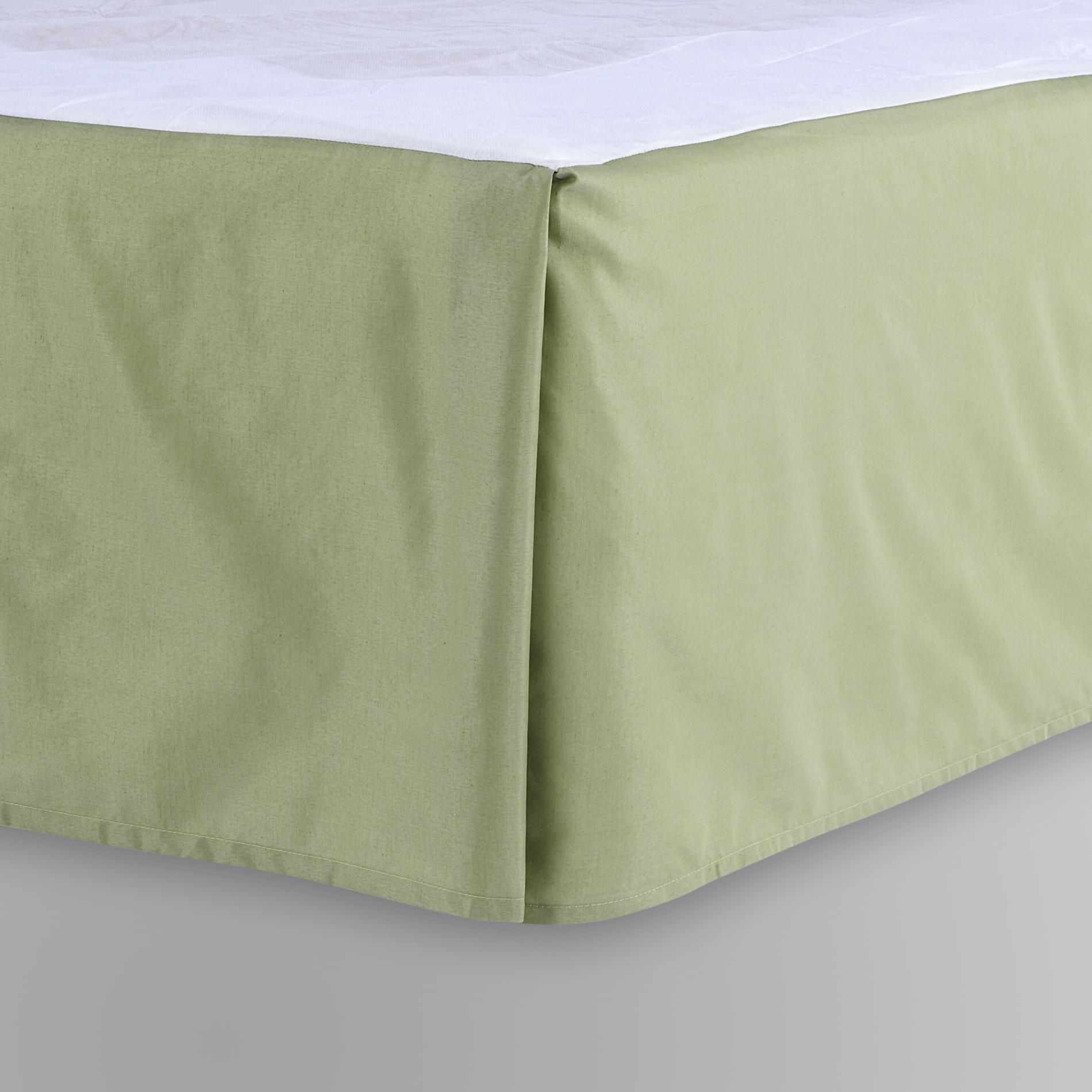 Cannon Woven Bed Skirt - Sage