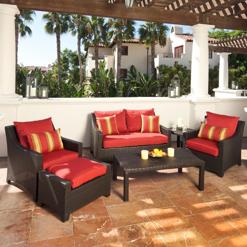 RST Brands Cantina™ 6-Piece Love Seat and Club Chairs Set