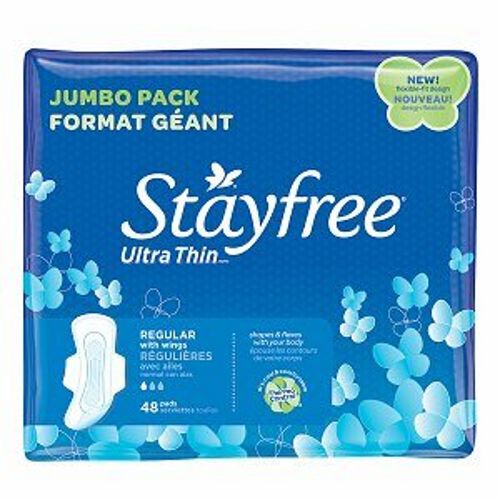Stayfree Ultra Thin Pads with Wings Regular