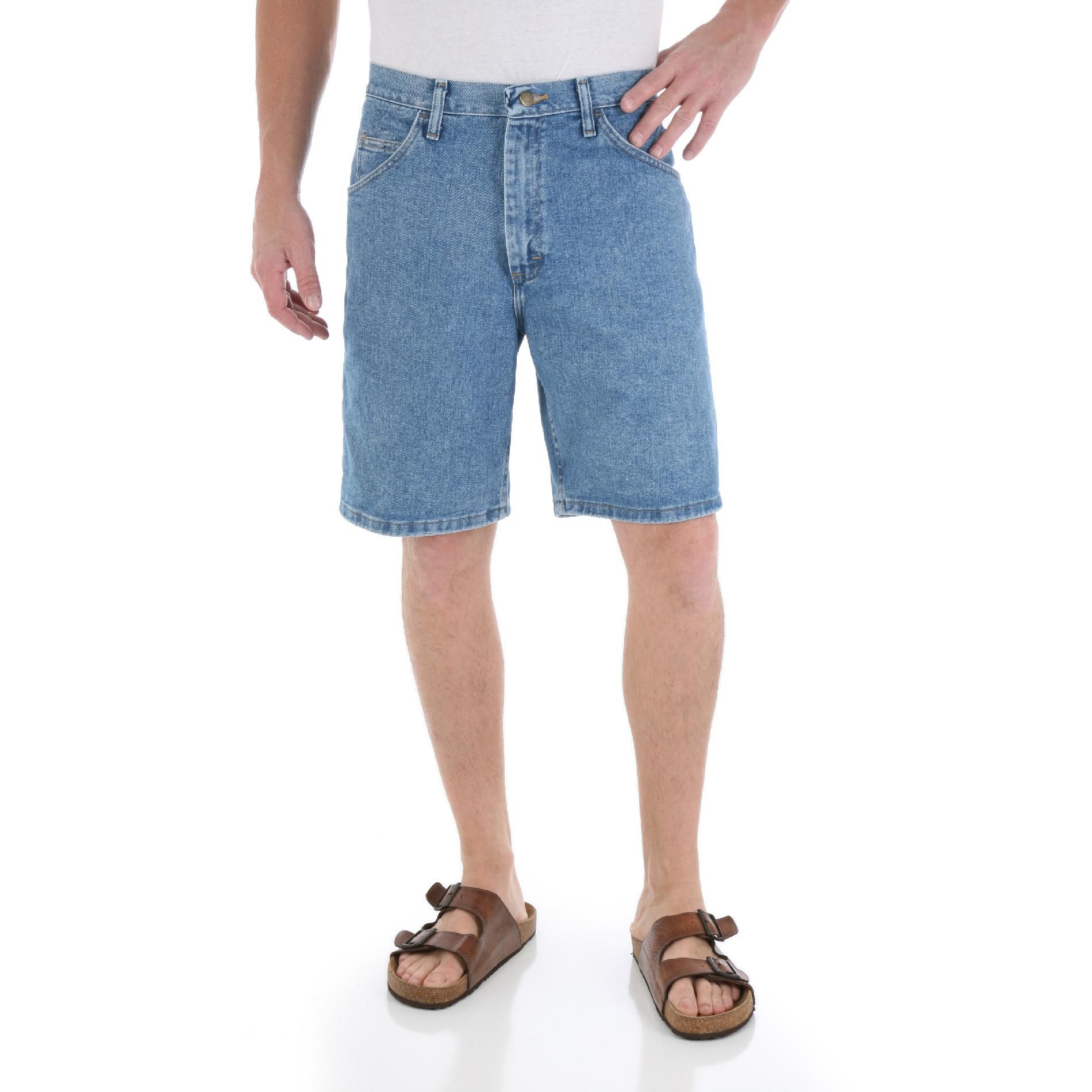 Wrangler Men’s Shorts Relaxed Fit 5 Pocket Denim | Shop Your Way ...