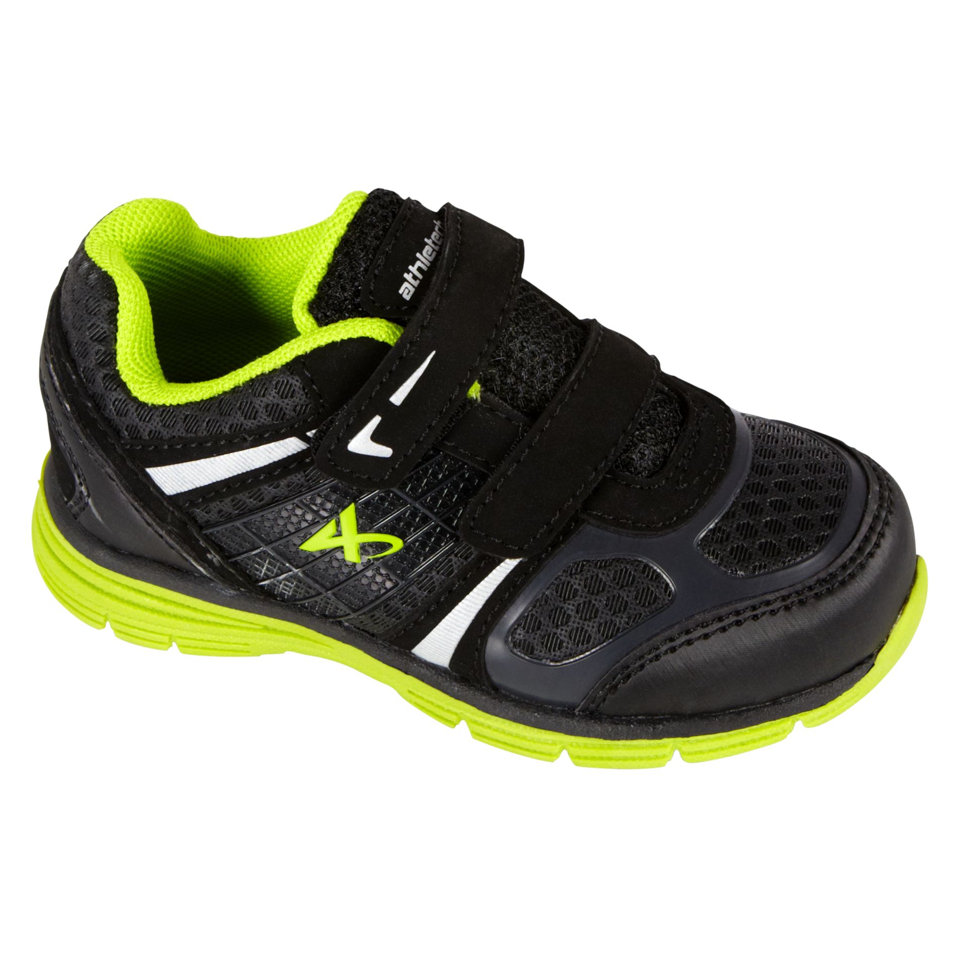 Athletech Toddler Boy's Sneaker Ath L-Hawk 2 - Black/Lime