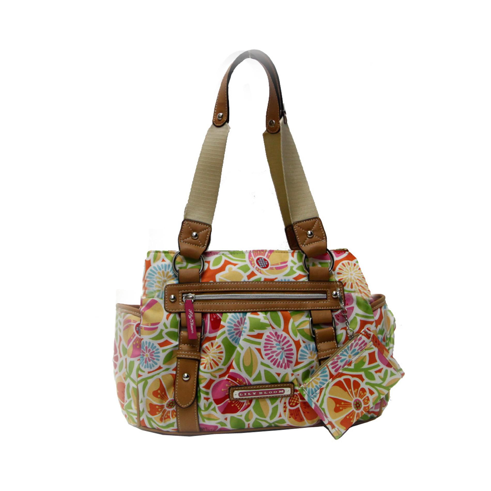 Lily Bloom Women’s ‘Garden’ Triple Section Satchel Handbag