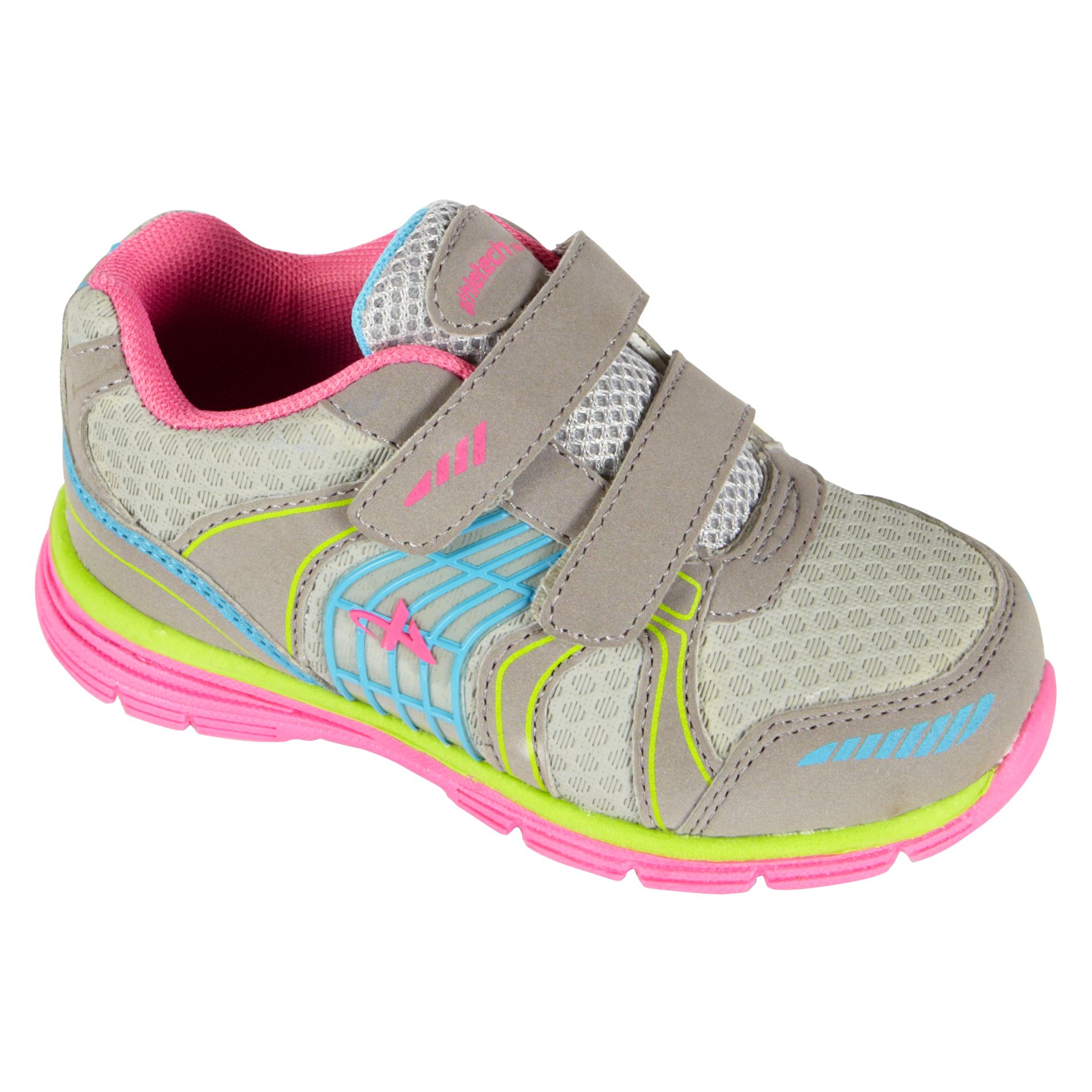 Athletech Toddler Girl's Jogger Lil Willow - Grey/Multi