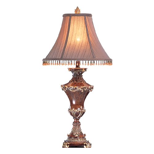 Ore International 31"H RESEMBLE WOOD TABLE LAMP