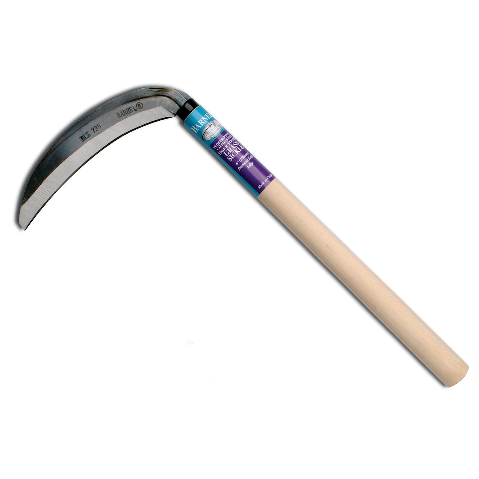 Barnel USA BLK735 14" Wood Handle Grass/Weed Sickle