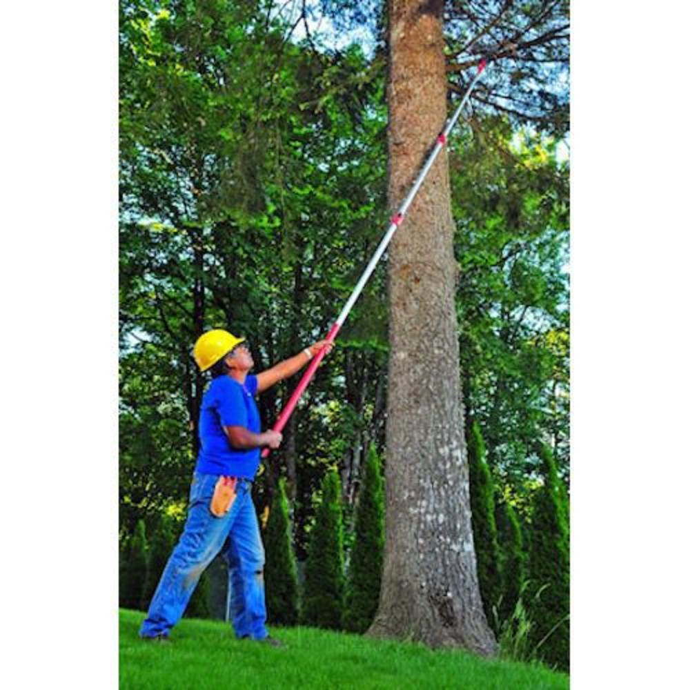 Barnel USA Z555P+Z550S Z555P/Z550+S 6-15' Telescoping Pole Saw with 17" Curved Fine-Tooth Blade