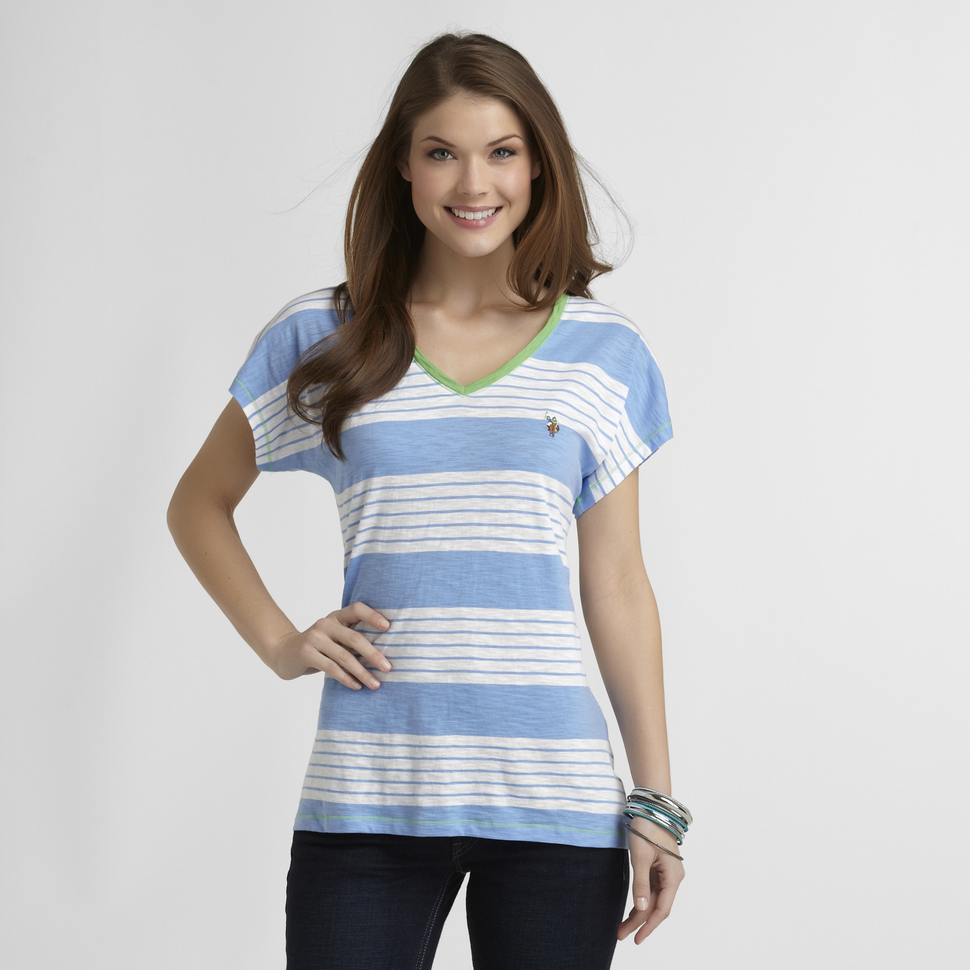 U.S. Polo Assn. Women's T-Shirt - Stripe