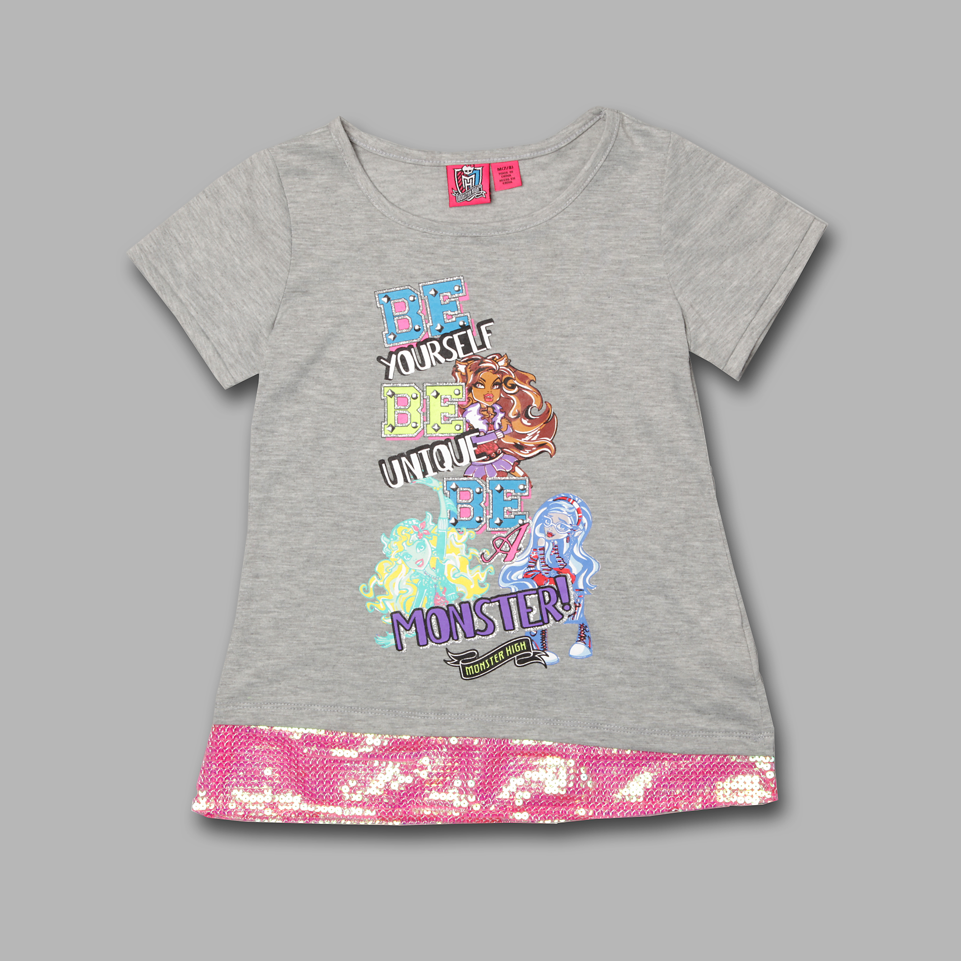 Monster High Girls Glitter Graphic T-shirt