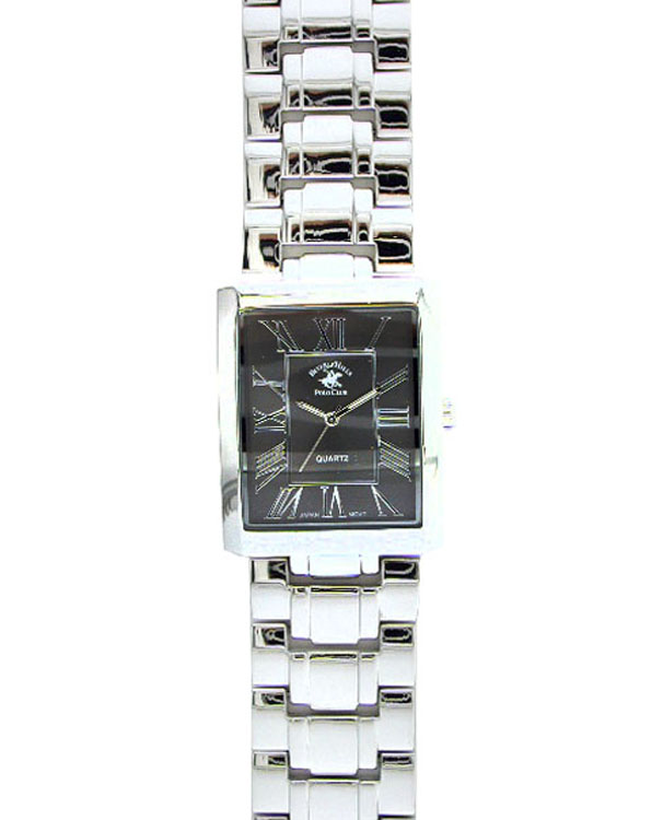 silver polo watch