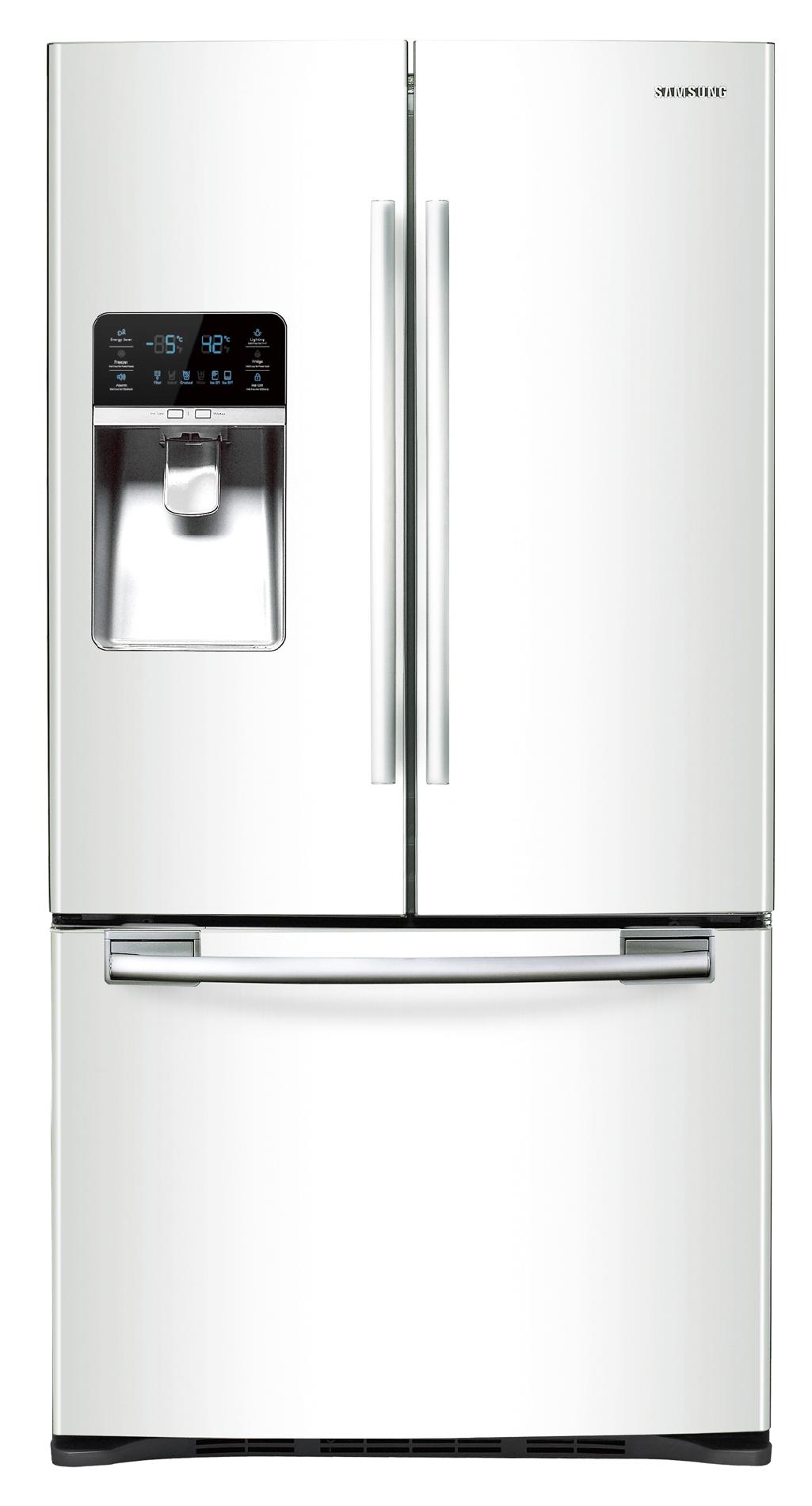 samsung double door refrigerator white