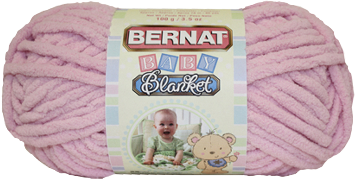 Spinrite Baby Blanket Yarn Baby Pink