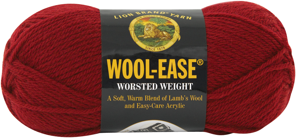 Lion Brand Wool Ease Yarn Cranberry